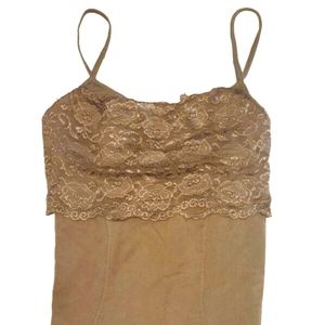 New Kathy top with lace overlay on bust.